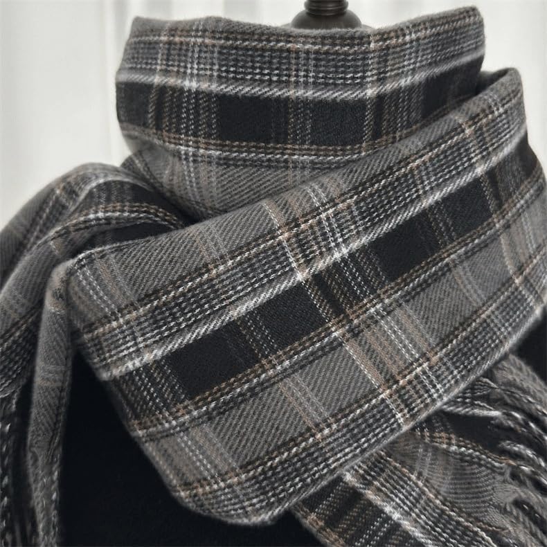 美品✨ヒューゴボス ロングコート ヘリンボーン グレー Lくらい